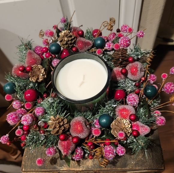 Host Pick Winter Christmas Woodsy Centerpiece Candle Deer Wedding Anniversary - Picture 3 of 7